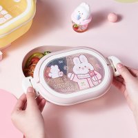Ланч-бокс ILikeGift Cute bunny 6448 (pink)