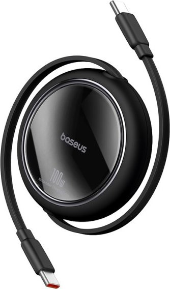 

Кабель Baseus Free2Draw Mini Retractable USB Type-C-USB Type-C (1 м, черный)