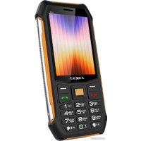 Кнопочный телефон TeXet TM-D412 (черный/оранжевый)