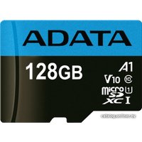 Карта памяти ADATA Premier AUSDX128GUICL10A1-RA1 microSDXC 128GB (с адаптером)