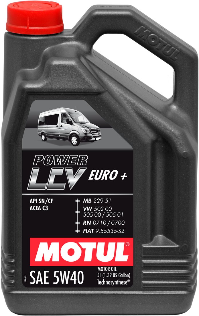 

Моторное масло Motul Power LCV Euro+ 5W-40 5л