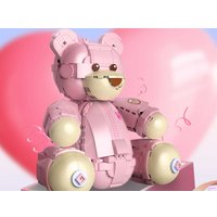 Конструктор Jaki Розовый Мишка Тэдди JK8133