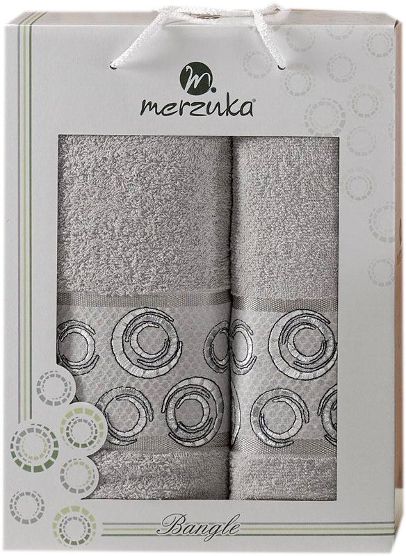 

Набор полотенец Merzuka Bangle 50x90/70x140 11284 (серый)