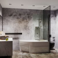 Стеклянная шторка для ванны Roxen Veria 52050-90 90х140 в Бресте