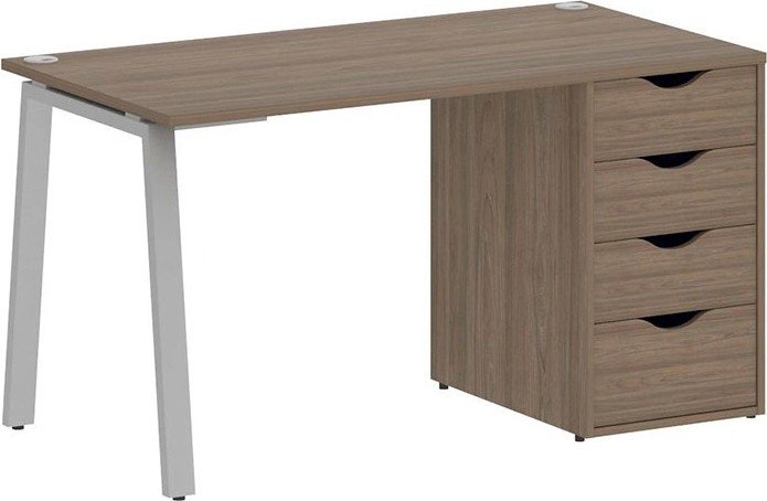 

Стол Riva Home Office VR.SP-3-138.4.A Silver (вяз благородный)