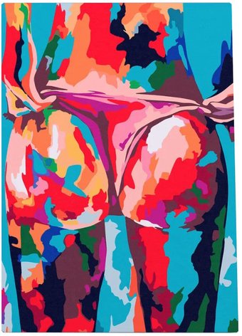 Картина по номерам Red Panda Купальник p54388