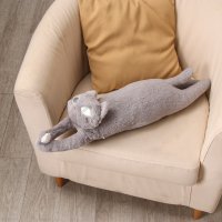 Игрушка-подушка Sima-Land Кот 10688866 (серый)