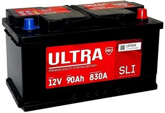 Автомобильный аккумулятор Ultra PRO R+ низкий (90 А·ч)