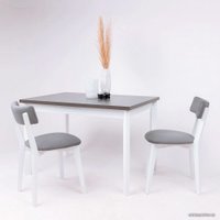 Кухонный стол AksHome Max 5 P 66381 (графит/белый)