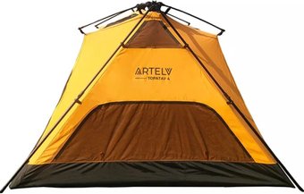 Кемпинговая палатка Artelv 4 (оранжевый)