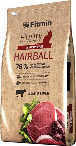 Сухой корм для кошек Fitmin Purity Hairball (10кг)