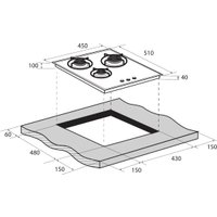Варочная панель ZUGEL ZGH452W