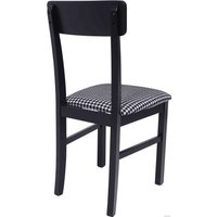 Стул DREWMIX Leo 1 (гусиная лапка 38B/черный)