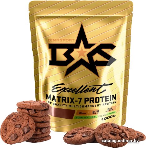 Протеин комплексный Binasport Excellent Matrix-7 Protein (1000г, шоколадное печенье)