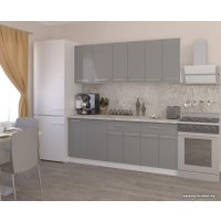 Готовая кухня Кастанье Марта 2.0 (серый пыльный) в Бресте