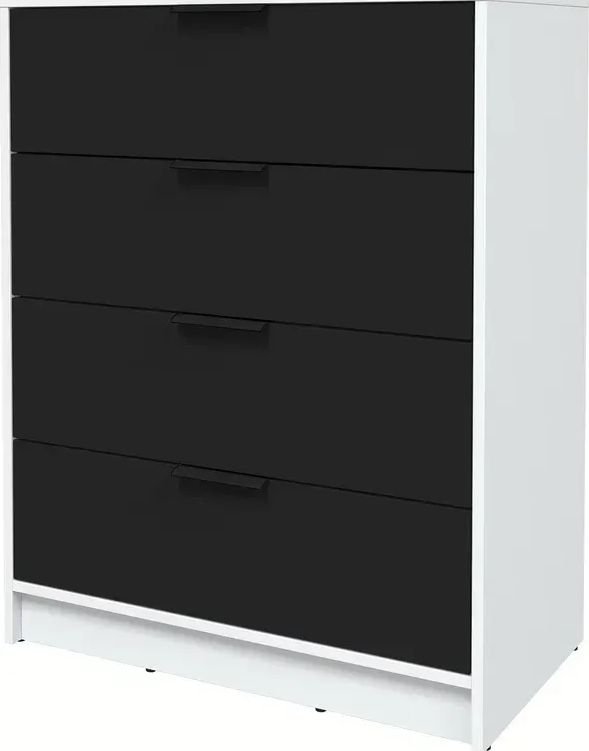 

Комод Интерлиния Концепт КТ-К80 Глосс (белый платинум/черный)