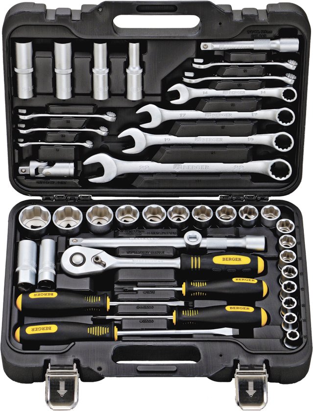 

Универсальный набор инструментов Berger BG042-12 (42 предмета)