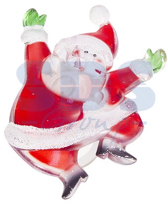 3D-фигура Neon-Night Санта Клаус на присоске [501-023]