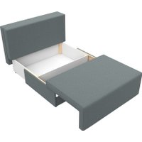 Диван Лига диванов Лагуна 125933 (рогожка амур серый)