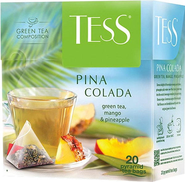 

Зеленый чай Tess Pina Colada 20 шт