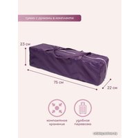 Манеж-кровать Amarobaby Multiform Flowers AMARO-26MFL-F (фиолетовый)