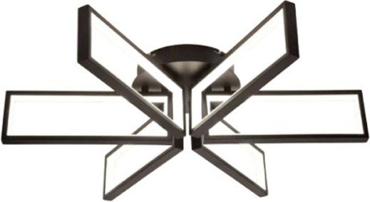 Припотолочная люстра Estares Maldi 120W 6S-APP-650x150-BLACK/WHITE-220-IP20