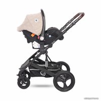 Универсальная коляска Lorelli Boston 2021 (3 в 1, beige string stars)
