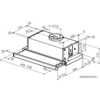 Кухонная вытяжка Faber Flexa Plus Inox A60 315.0547.829