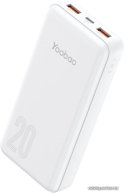 Внешний аккумулятор Yoobao 2D 20000mAh (белый)