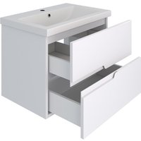  Runo Тумба с умывальником Стокгольм 70 + Como 70 (подвесная)