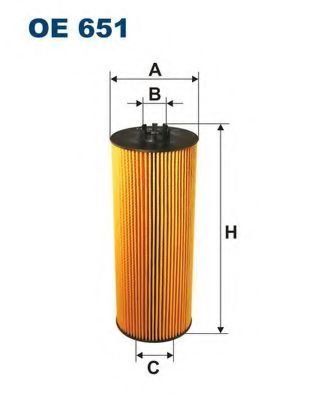 

Масляный фильтр Filtron OE651