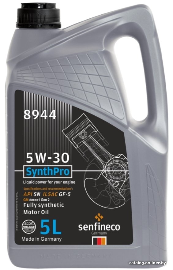 Моторное масло Senfineco SynthPro 5W-30 API SN ILSAC GF-6, 5л