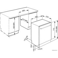 Встраиваемая посудомоечная машина Smeg STX3CL1