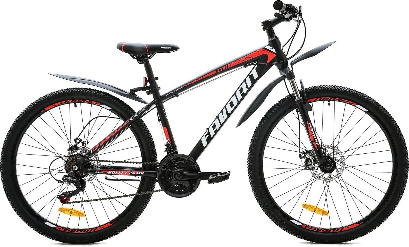 

Велосипед Favorit Bullet 26 MD р.15 2020 (черный)