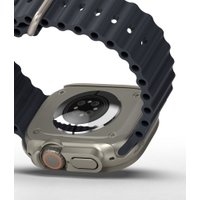 Чехол Ringke Slim 2шт для Apple Watch Ultra 1 / 2 (49 mm) Clear & Titanium Grey