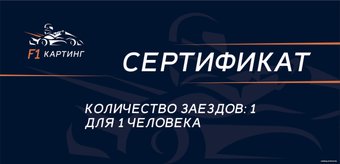 F1-Картинг 1 заезд