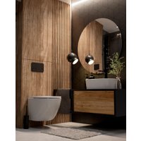 Унитаз подвесной AQUAme AQM2002L 52x37, смыв торнадо