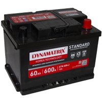Автомобильный аккумулятор Dynamatrix Standard R+ 600A (60 А·ч)