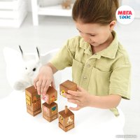 Кубики Mega Toys Кубики на оси Домашние животные 15204