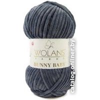 Пряжа для вязания Wolans Yarns Bunny Baby 30 100 г 120 м (серый, 5 мотков)