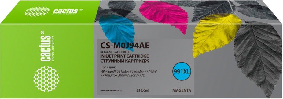 

Картридж CACTUS CS-M0J94AE (аналог HP 991X)