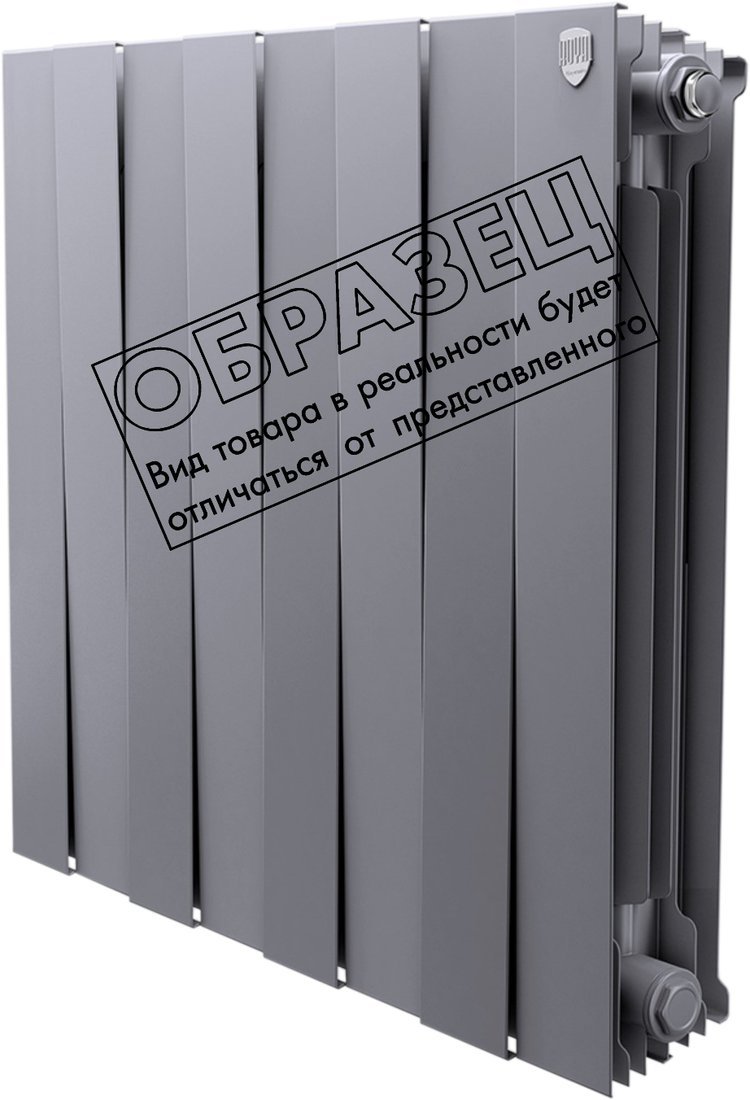 Биметаллический радиатор Royal Thermo Piano Forte 500 Серебристый (14 секций)