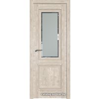 Межкомнатная дверь ProfilDoors 2.88XN L 80x200 (каштан светлый, стекло square матовое)