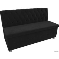 Диван Mebelico Вента (велюр, черный)