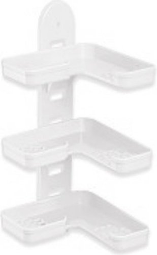 Белпласт Полка Угловая С120-2830 (белый)