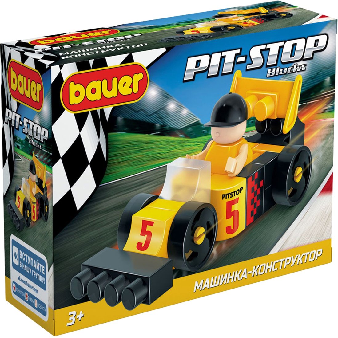 

Конструктор Bauer Pit-Stop 807 Гоночная машина