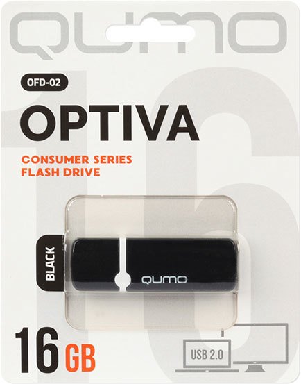 USB Flash QUMO Optiva OFD-02 16GB (черный)