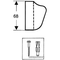 Держатель душевой лейки Hansgrohe 28321000