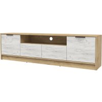 Тумба Интерлиния ТВ Концепт КТ-ТВ4-50 (дуб белый/дуб золотой)