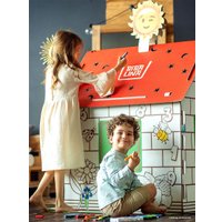 Домик-раскраска BibaLina Max с русским алфавитом